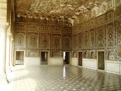 Sheesh Mahal (Mirrors Palace) in Lahore Fort, Pakistan