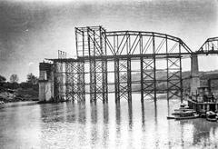 Sparkman Shelby Street Bridge construction in 1908