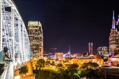 Nashville skyline at night