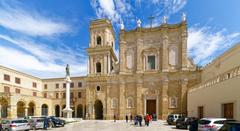 Brindisi Cathedral rebuilt in Baroque style after 1743 earthquake