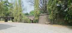 Shinde Chhatri premise and protection walls