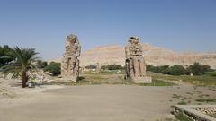 Colossi of Memnon in Egypt