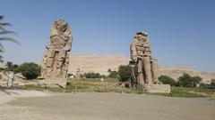 Colossi of Memnon statues in Egypt