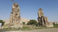 Colossi of Memnon statues in Egypt