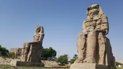 Colossi of Memnon statues in Egypt