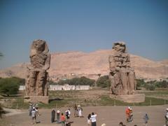 Colossi of Memnon in Egypt