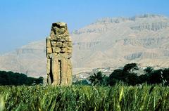 Colossi of Memnon at Luxor in Egypt