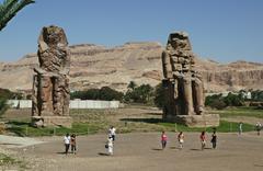 Colossi of Memnon in Egypt