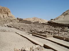 Deir el-Medina workers' settlement in Theban Necropolis, Egypt