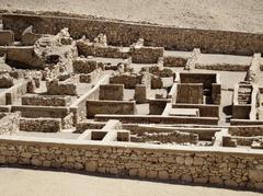 workers' settlement of Deir el-Medina in Thebes West near Luxor, Egypt