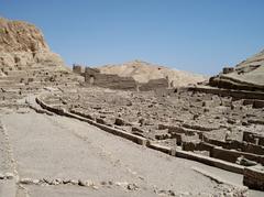 Deir el-Medina workers' village in Thebes-West near Luxor, Egypt