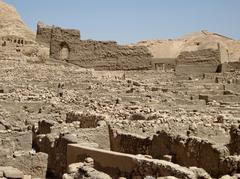 workers' settlement of Deir el-Medina in Thebes-West near Luxor, Egypt