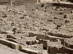 Deir el-Medina worker's village in Thebes-West near Luxor, Egypt