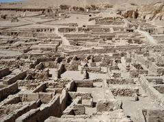 Deir el-Medina ancient workers' village in Luxor, Egypt