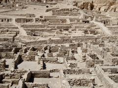 Ancient worker settlement of Deir el-Medina near Luxor, Egypt