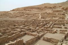 Deir el-Medina ancient artisans' village in Luxor, Egypt