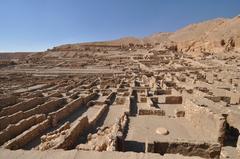 Deir el-Medina ancient worker village in Luxor