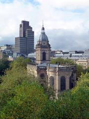 103 Colmore Row and St Philip's Cathedral in Birmingham