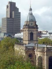 103 Colmore Row and St Philip's Cathedral in Birmingham