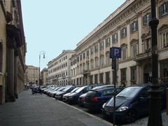 Piazza Santi Apostoli in Rome with Palazzo Odescalchi and Palazzo Guglielmi