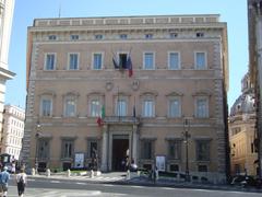 View of the Palazzo Valentini in Rome