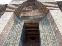 main entrance of Konark temple with large ornate doors