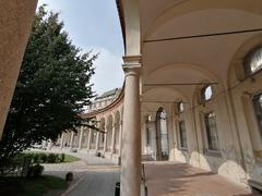 internal colonnade view of Rotonda della Besana