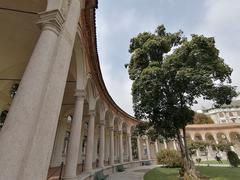 interior view of Rotonda della Besana's colonnade