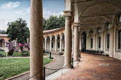 Interior of the Rotonda della Besana in Italy