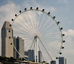 Singapore skyline with modern skyscrapers and waterfront