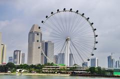 Singapore Flyer as seen from Bay South Garden