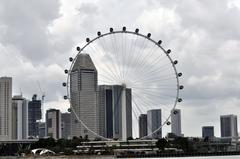 Singapore cityscape with Marina Bay Sands and the ArtScience Museum