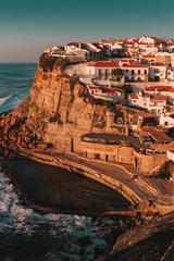 Azenhas do Mar at sunset