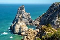 A protected beach area in Portugal