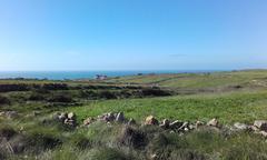 protected area in Portugal with a beach and fields near São Julião