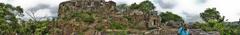 view of Sion Fort with historical ruins and greenery