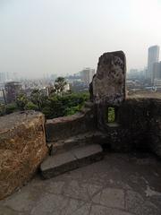 Ancient stone structure at Sion Fort