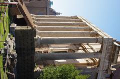 Temple of Antoninus and Faustina at the Roman Forum in Rome