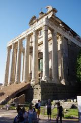 Temple of Antoninus and Faustina in the Roman Forum, April 2022