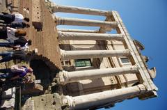 Temple of Antoninus and Faustina at the Roman Forum in Rome