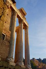 Temple of Antoninus and Faustina in the Roman Forum, Rome, Italy