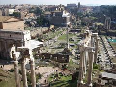 Roman Forum viewed from Palazzo Senatorio