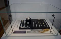 Silver cutlery at Atatürk's House Museum