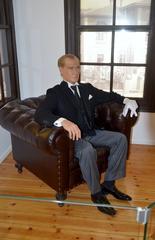 Wax sculpture of Mustafa Kemal Atatürk at Atatürk's House Museum in Thessaloniki