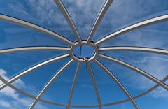 Globen Skyview gondola detail in Stockholm, Sweden