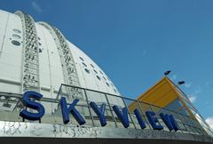 SkyView gondola lift on Ericsson Globe in Stockholm