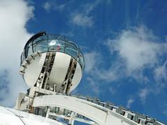 Gondola lift SkyView on the Ericsson Globe in Stockholm