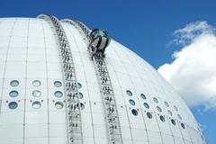 Gondola lift SkyView on Ericsson Globe in Stockholm