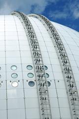 Gondola lift SkyView on the south side of the Ericsson Globe in Stockholm