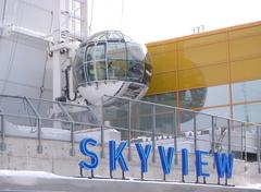 Skyview gondola on the Globe in Stockholm